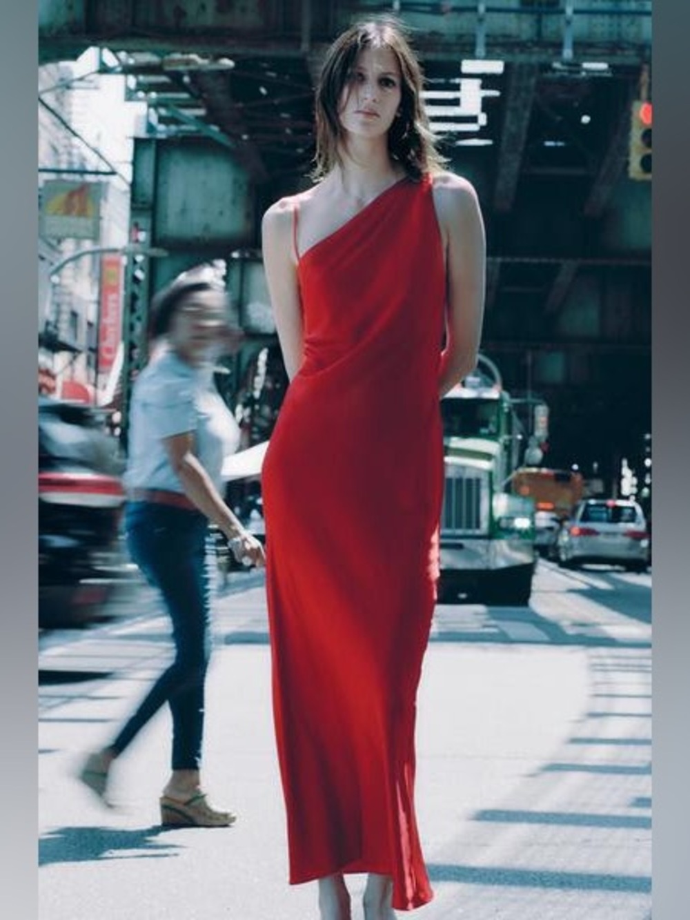NWT Satin Effect Red ZW Collection Dress